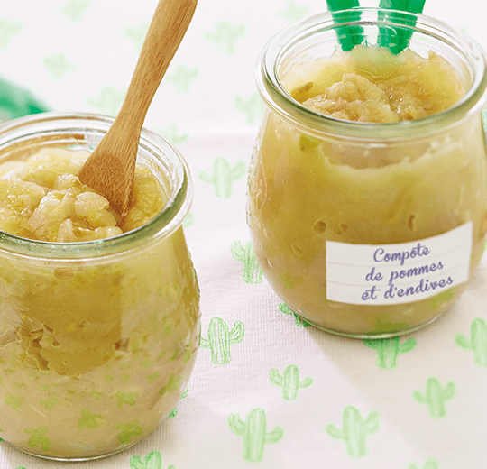 Compote de pommes - Recette adaptée Primevere