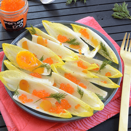 salade-d-endives-aux-oeufs-de-truite-et-la-poutargue-perle-du-nord